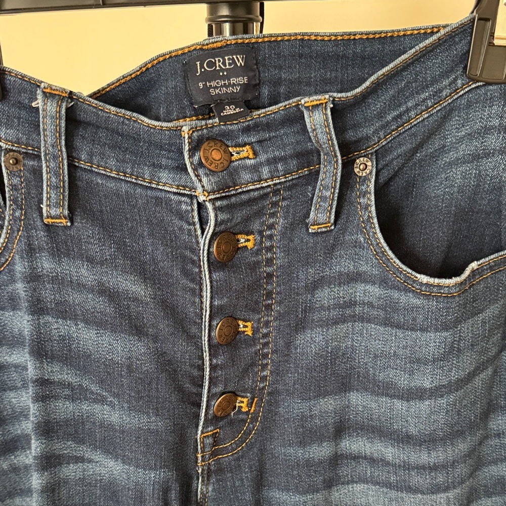J. Crew Factory High-Rise Skinny Jeans - Indigo